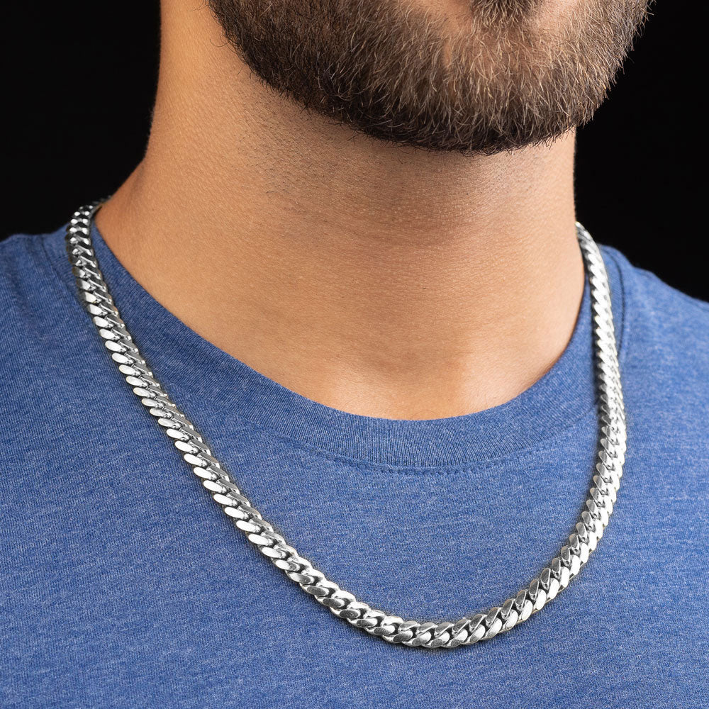 Italian Silver Cuban Link Chain