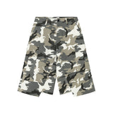 DONCARE(AFGK) "Snow camo baggy jorts"