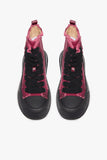 "PURPOSE" BURGUNDY HIGH TOPS