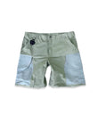 "Bella" Jeweled Cargo Short (Sage)