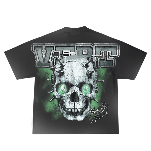 GREEN SKULL T-SHIRT