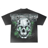 GREEN SKULL T-SHIRT