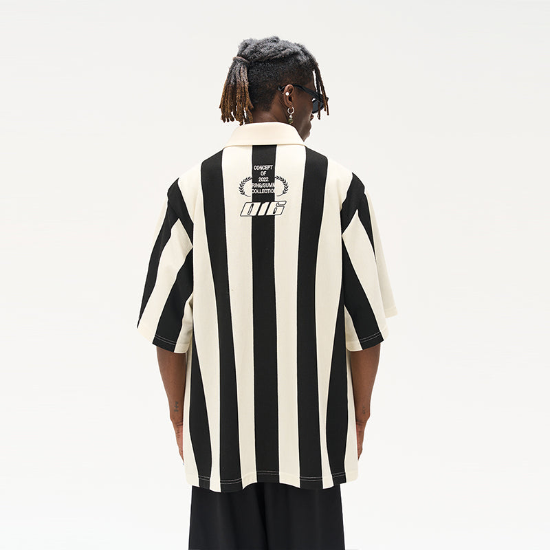 Striped Logo Jersey Shirt