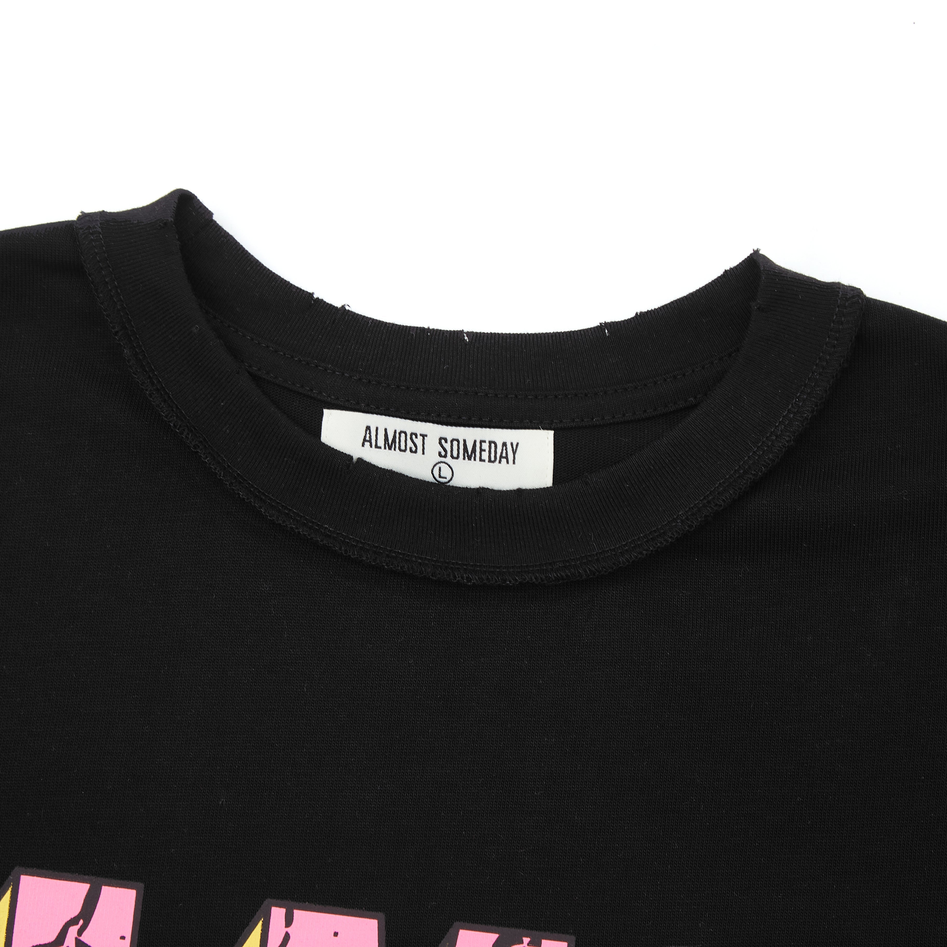 Label Tee - Black