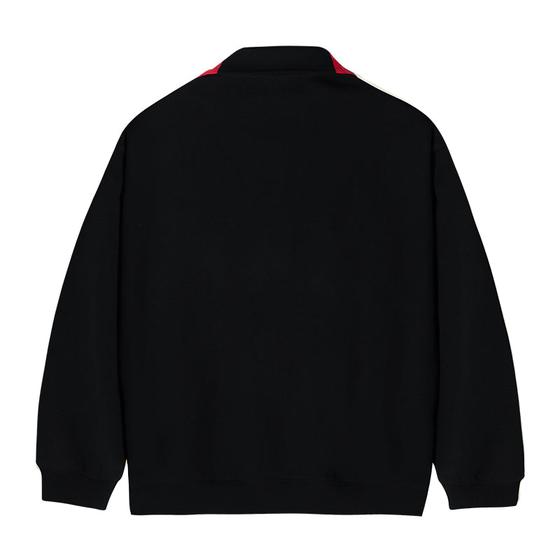 DONCARE(AFGK) "Zipped logo sweatshirt"