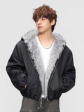 DONCARE(AFGK) "Fur trimmed hooded jacket"