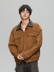 DONCARE(AFGK) "Leather suede jacket"