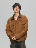 DONCARE(AFGK) "Leather suede jacket"