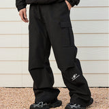 Vintage Embroidered Waterproof Ski Pants