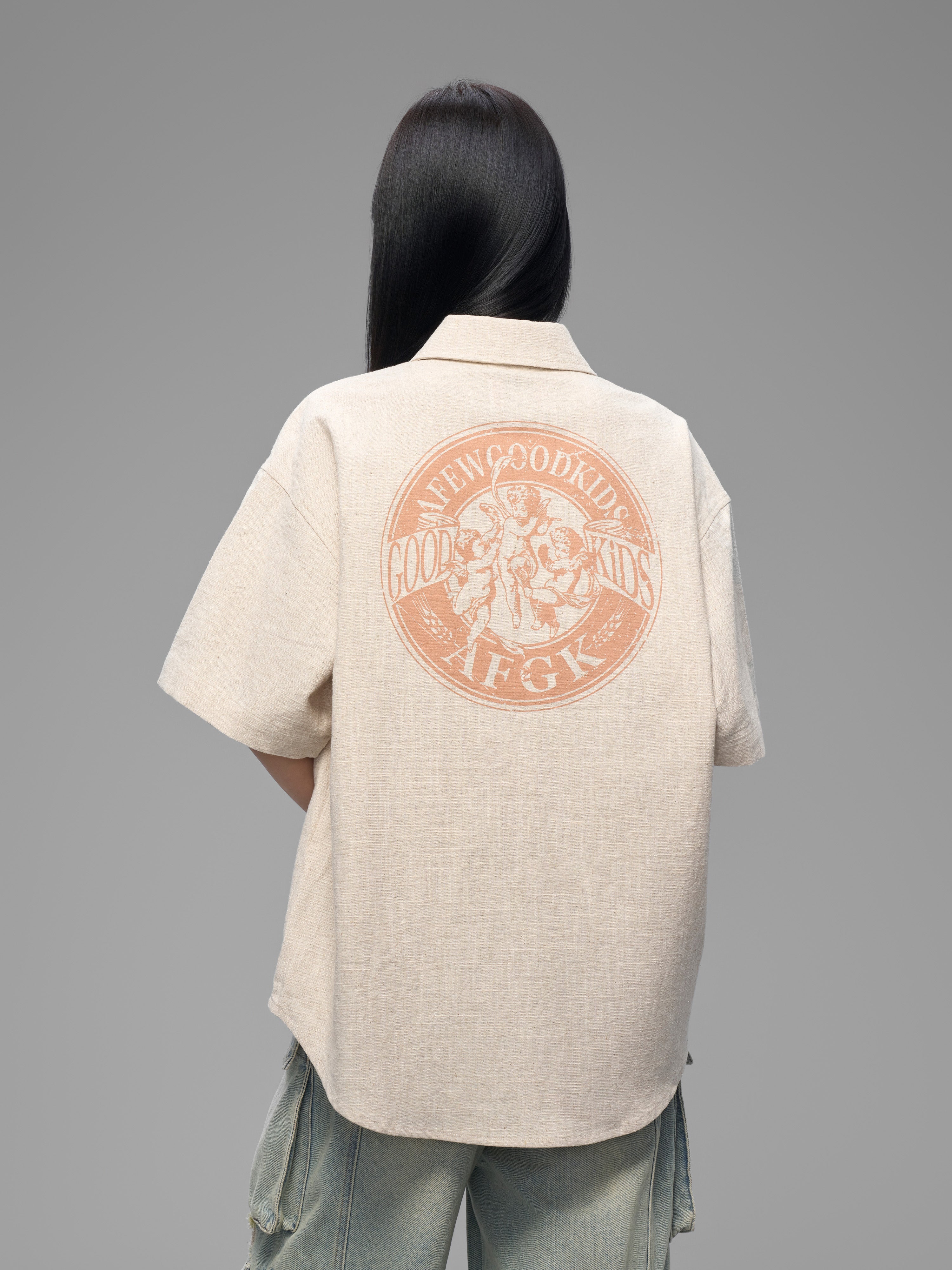 DONCARE(AFGK) "Linen shirt"