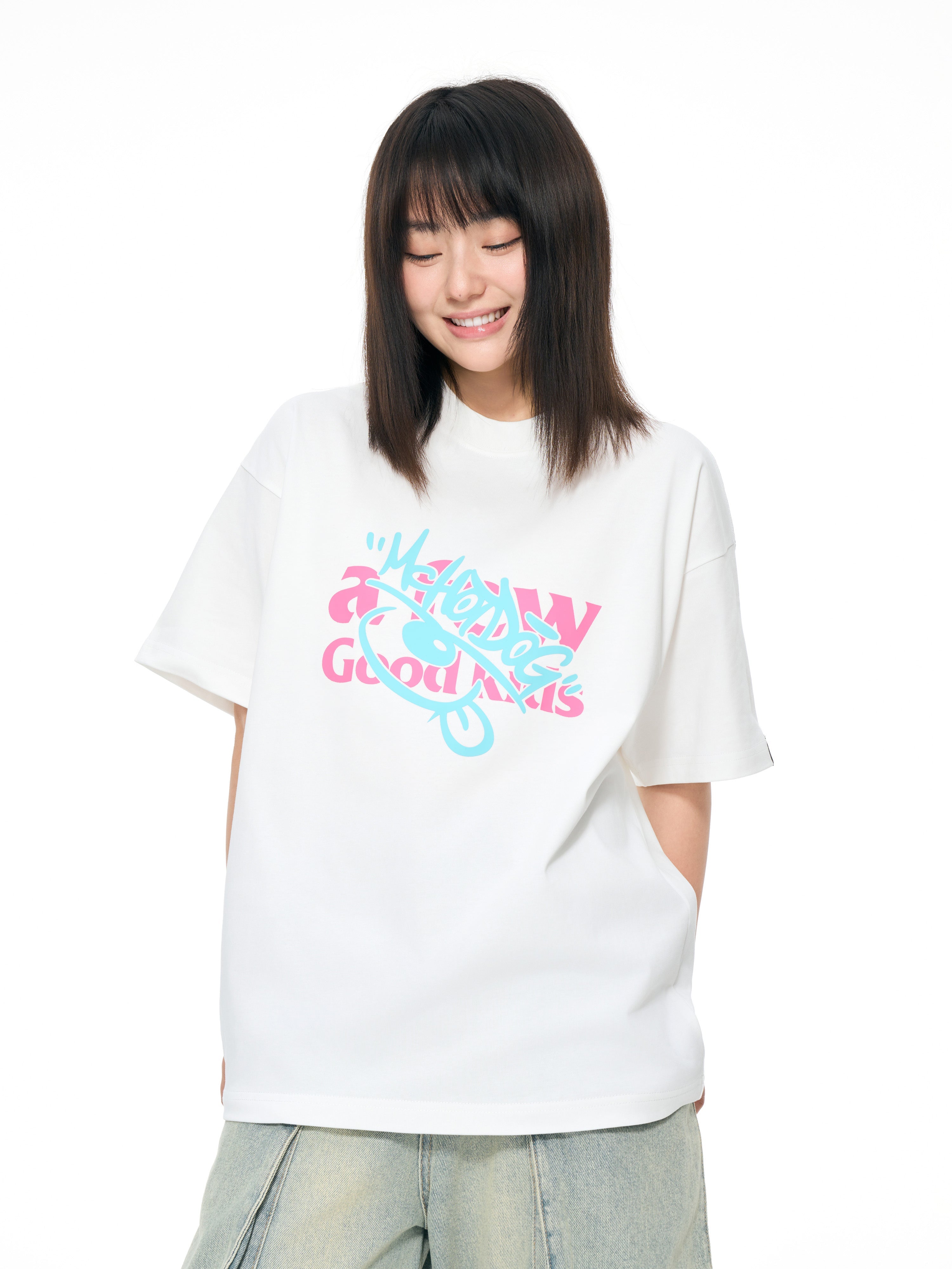 AFGK X MCHOTDOG "GRAFFITI LOGO TEE"