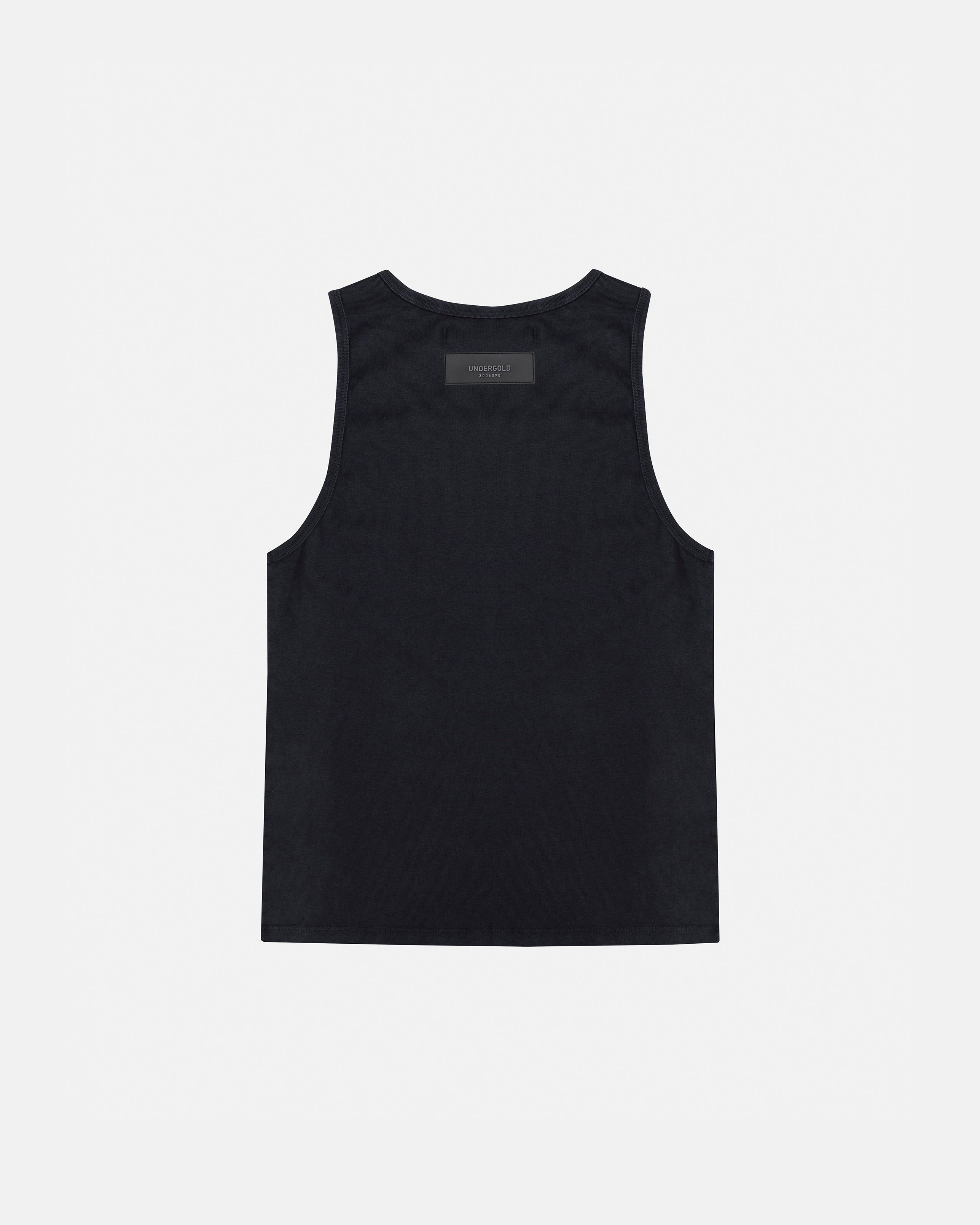 Basics Undergold Studio Ribbed Tank Top Vintage Black
