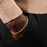 Vermeil Rope Bracelet 2.5mm