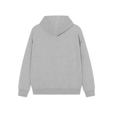 Crystal studs zip hoodie