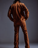 "Dolby" Synth Suede Jacket (Brown)