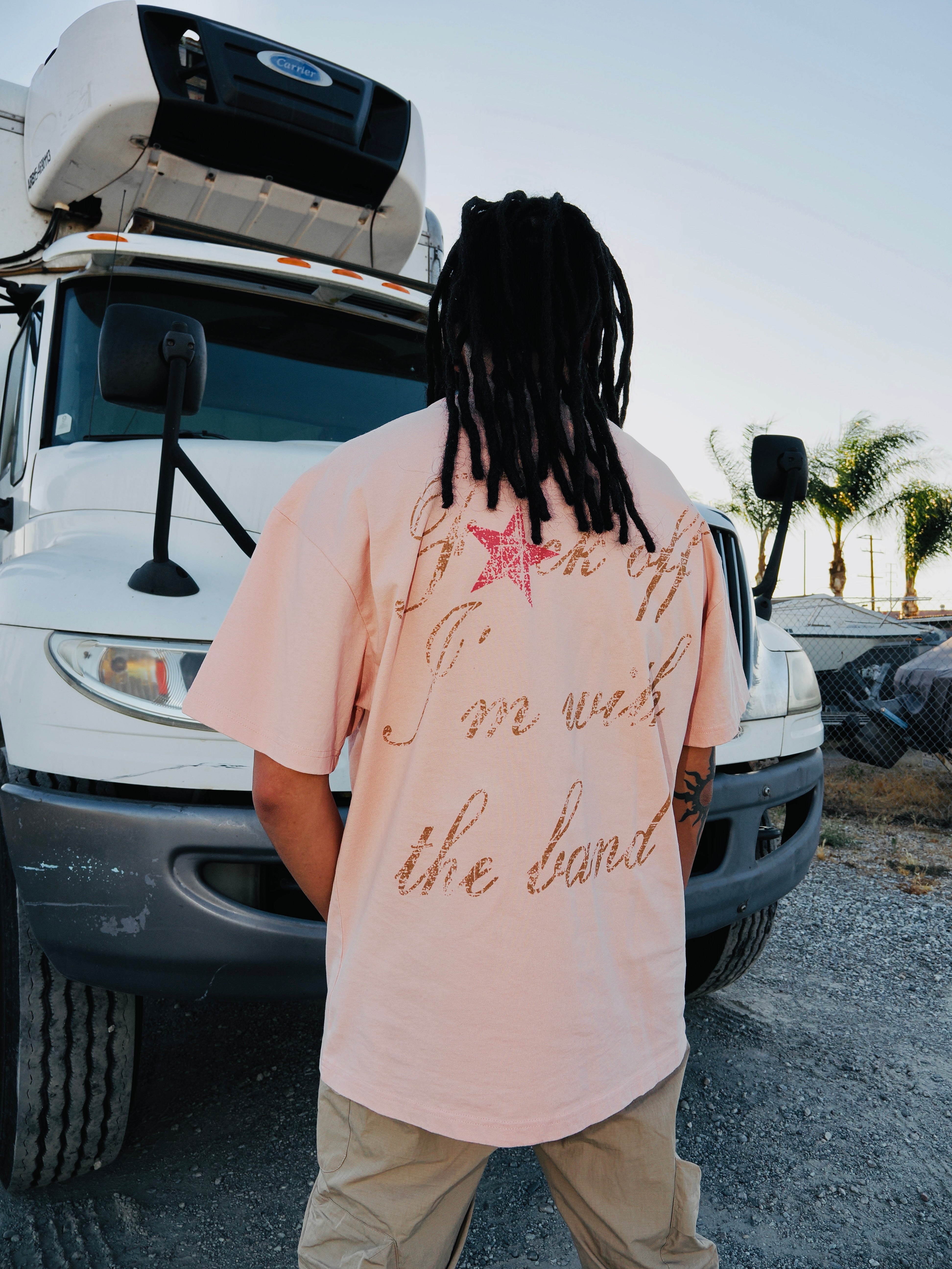 Backstage Graphic Tee (Muted Pink)