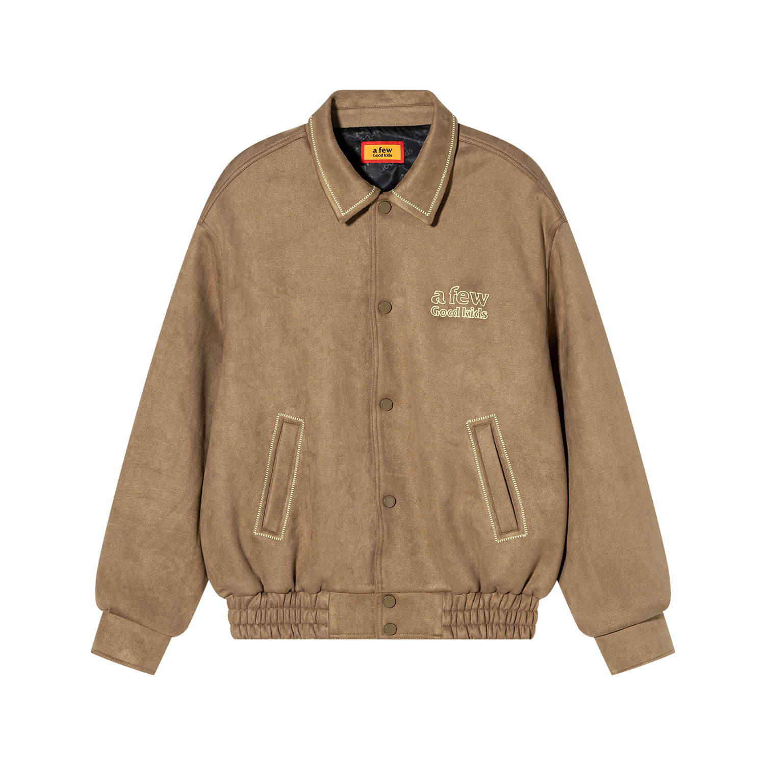 DONCARE(AFGK) "Ethnic Style logo suede jacket"