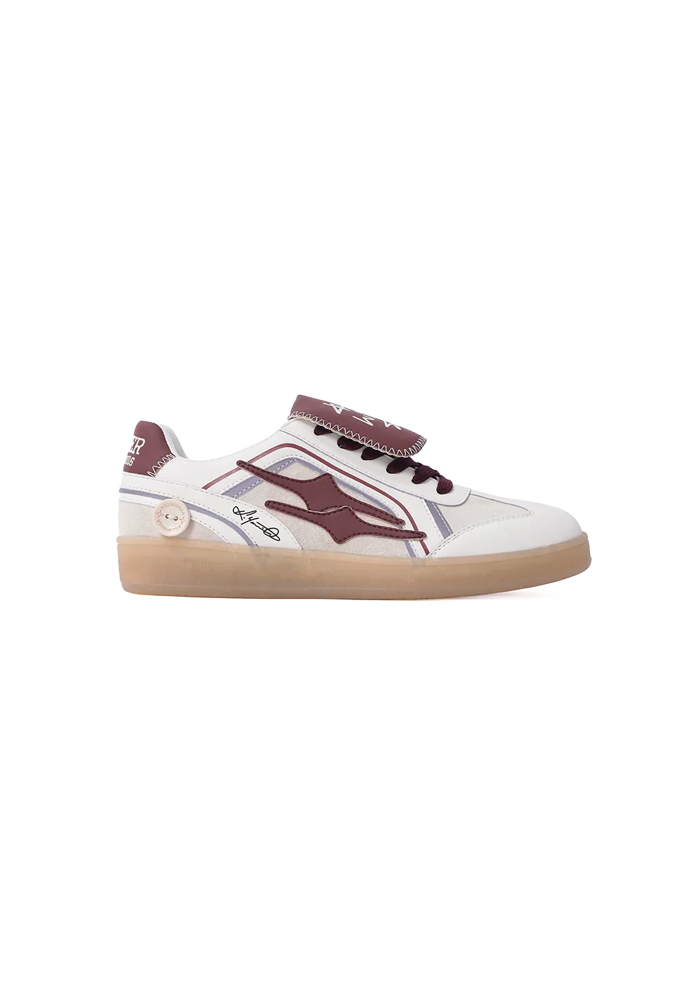 Retro Training Sneaker-Wine Red