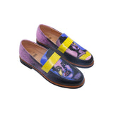 Printed Loafer [Black/Purple]