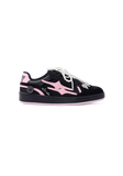 Retro Training Sneaker-Black Pink Bow