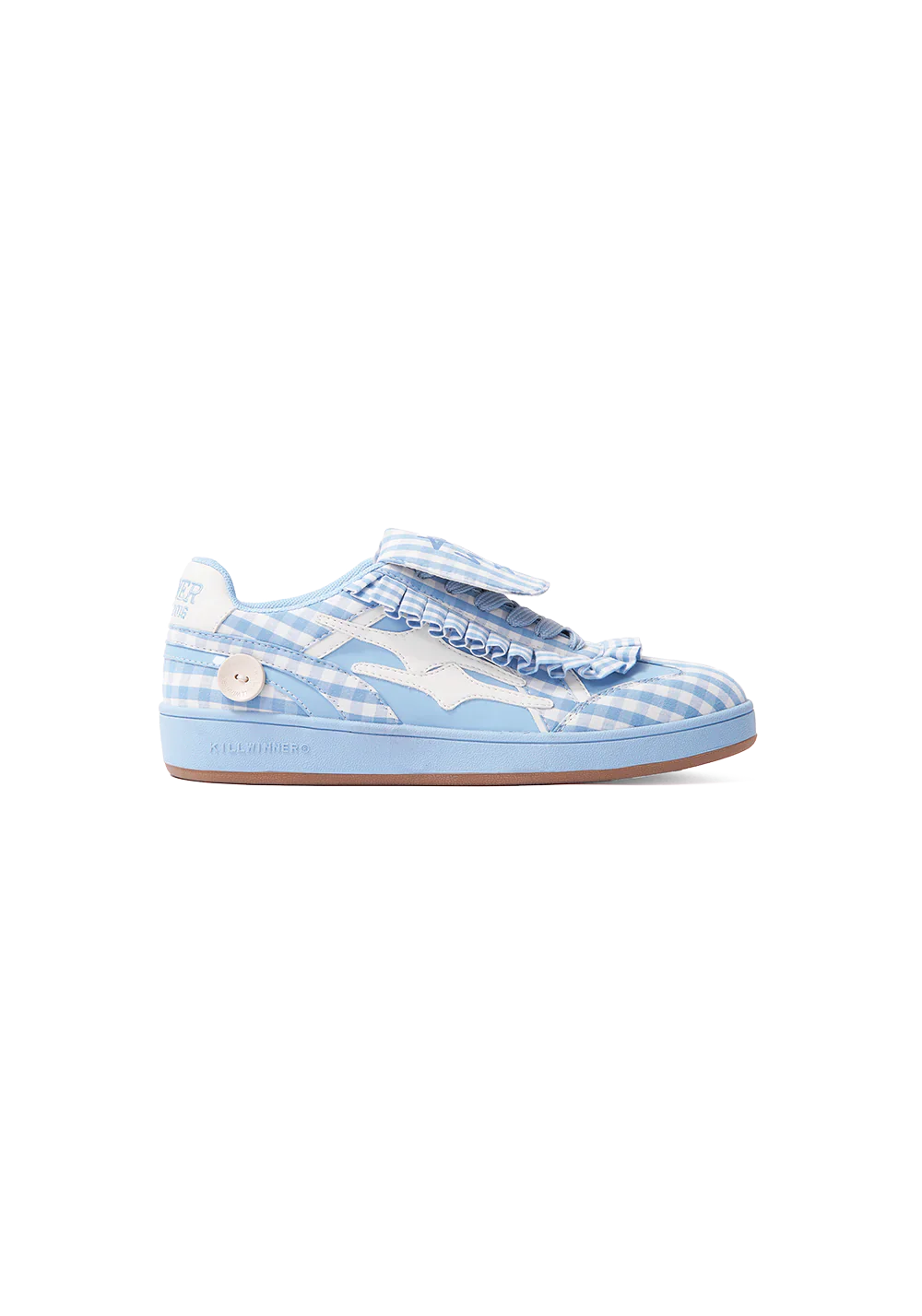 Retro Training Sneaker-Blue Grid