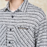 Distressed Tweed L/S Shirt