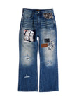 Patchwork Fade Denim Pants