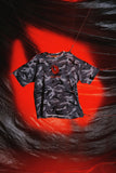 DONCARE(AFGK) "Camo distressed logo tee"