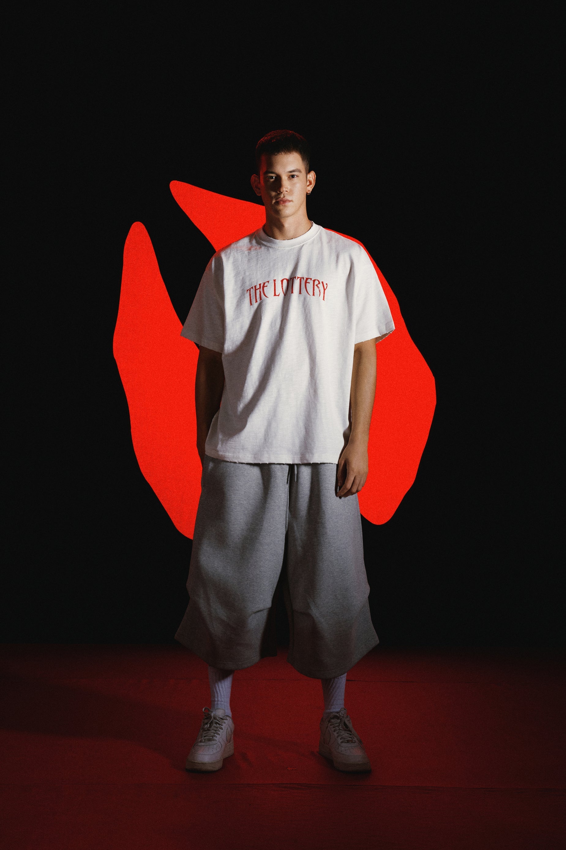 DONCARE(AFGK) "Handprint logo tee"