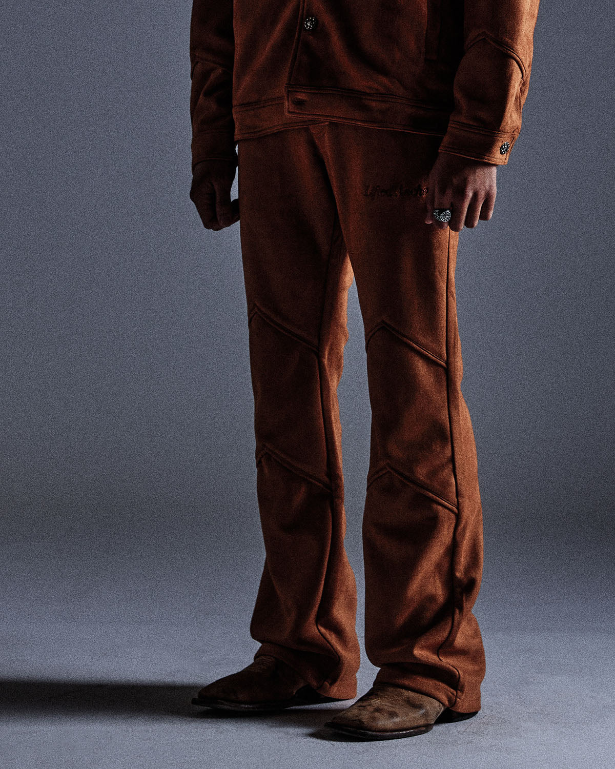 "McCallum" Synth Suede Pant