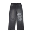 BLACK DIAMANTI BAGGY JEANS