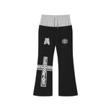 DONCARE(AFGK) "Two-piece logo trousers"