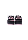 Retro Training Sneaker-Black Pink Bow