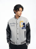 AFGK x CLOT "Dragon logo varsity jacket"