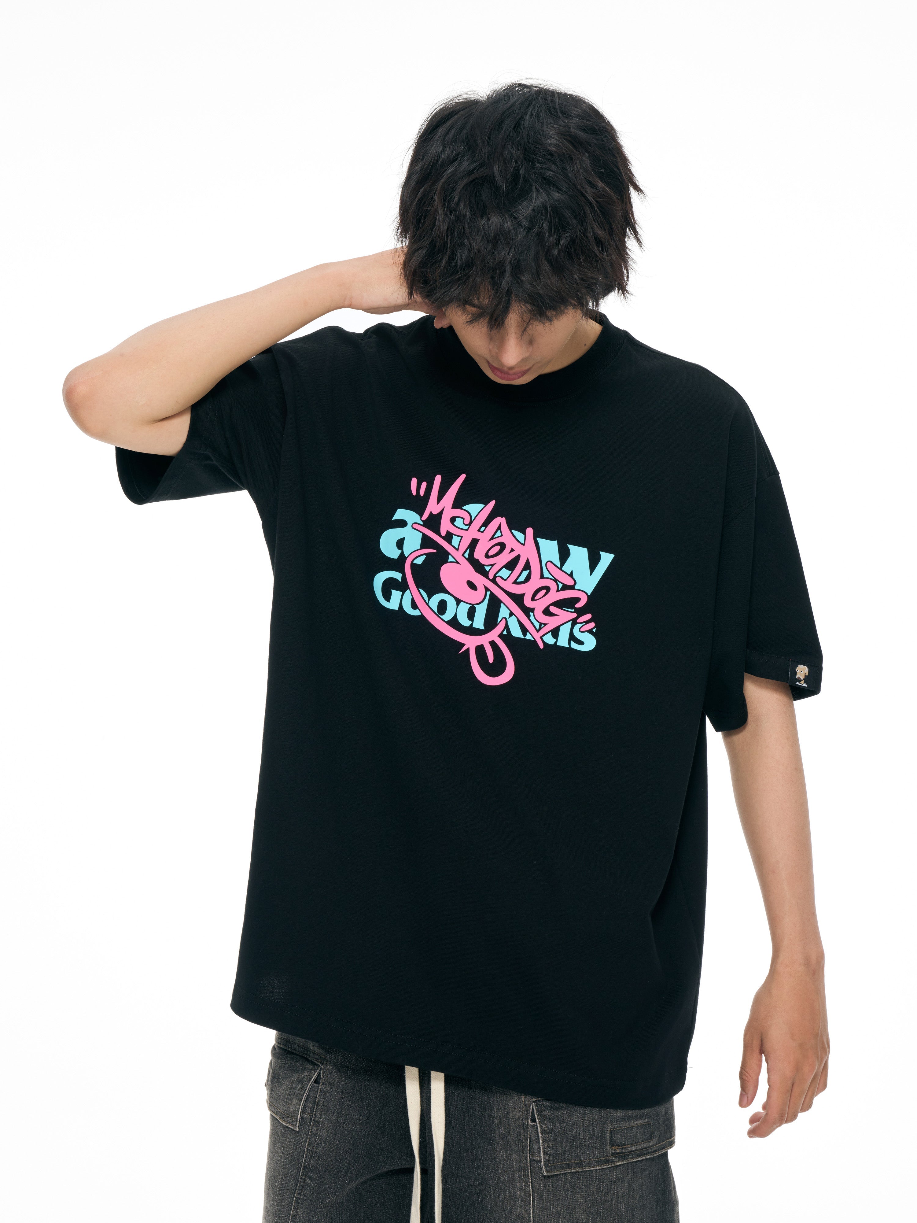 AFGK X MCHOTDOG "GRAFFITI LOGO TEE"
