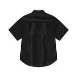 DONCARE(AFGK) "Stripe logo shirt"