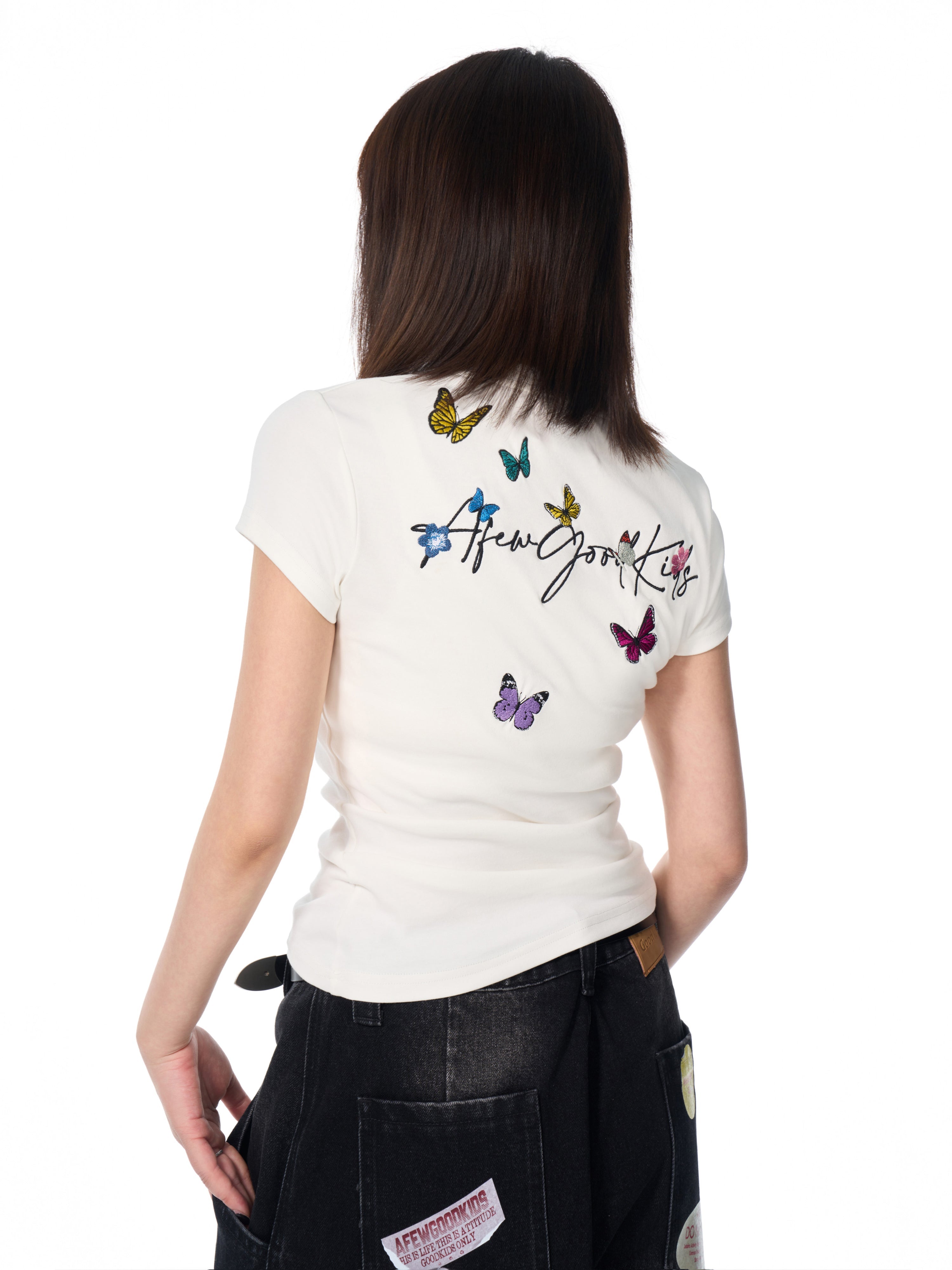 DONCARE(AFGK) "Butterfly logo tee"