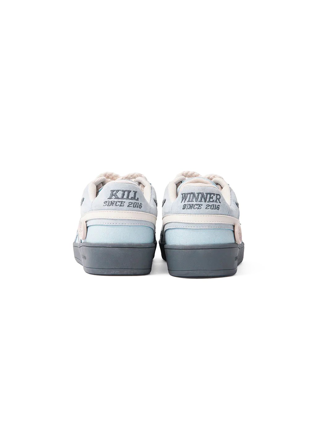 Retro Training Sneaker-Grey Blue