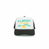 Grand Hotel Trucker Hat (Black/Teal)