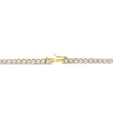 Gold Diamond Tennis Chain 4mm