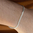 Silver Cuban Link Bracelet