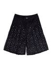 PEARL PLEATED WIDE SHORTS