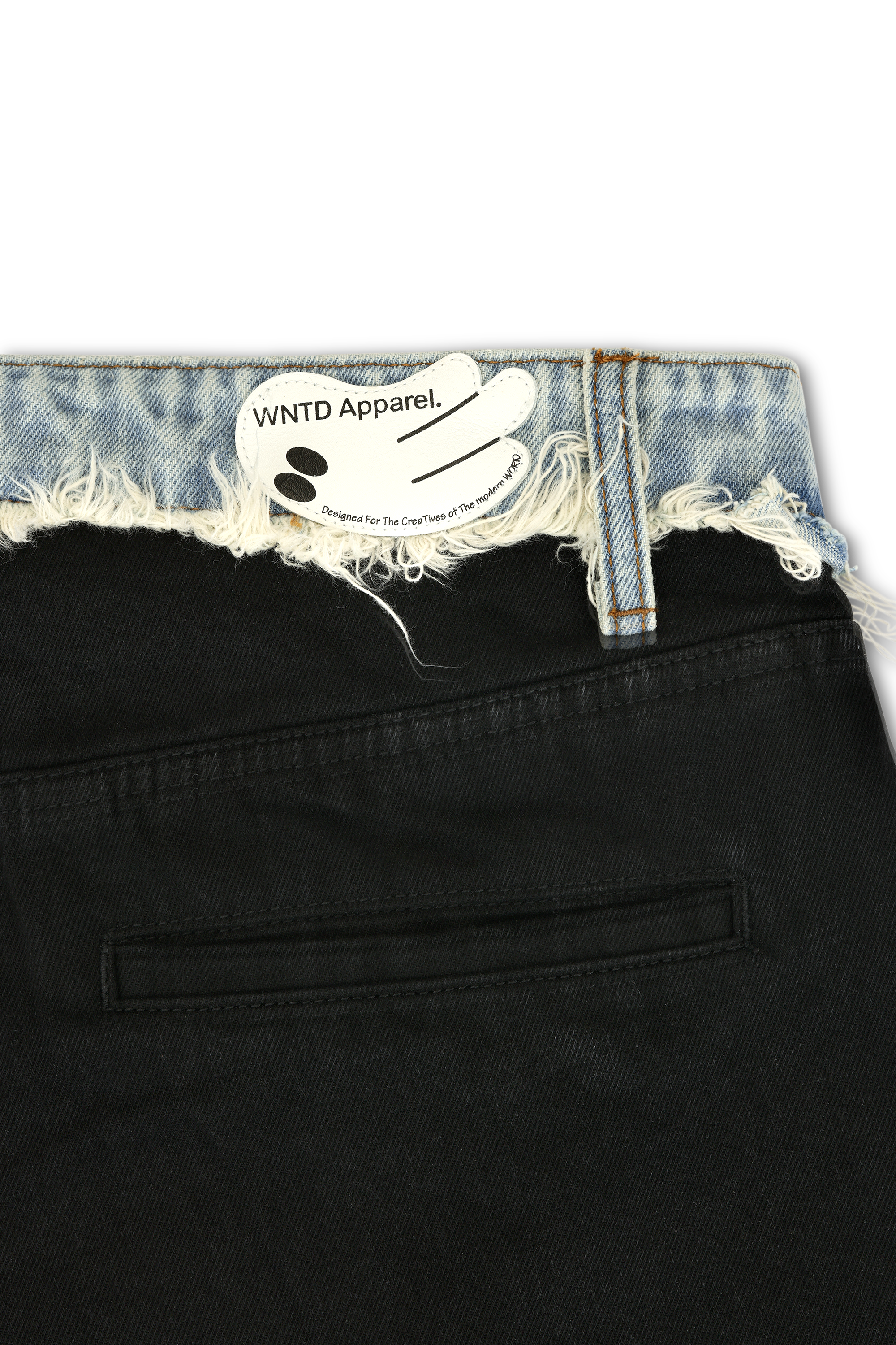 DENIM WAISTBAND TROUSERS