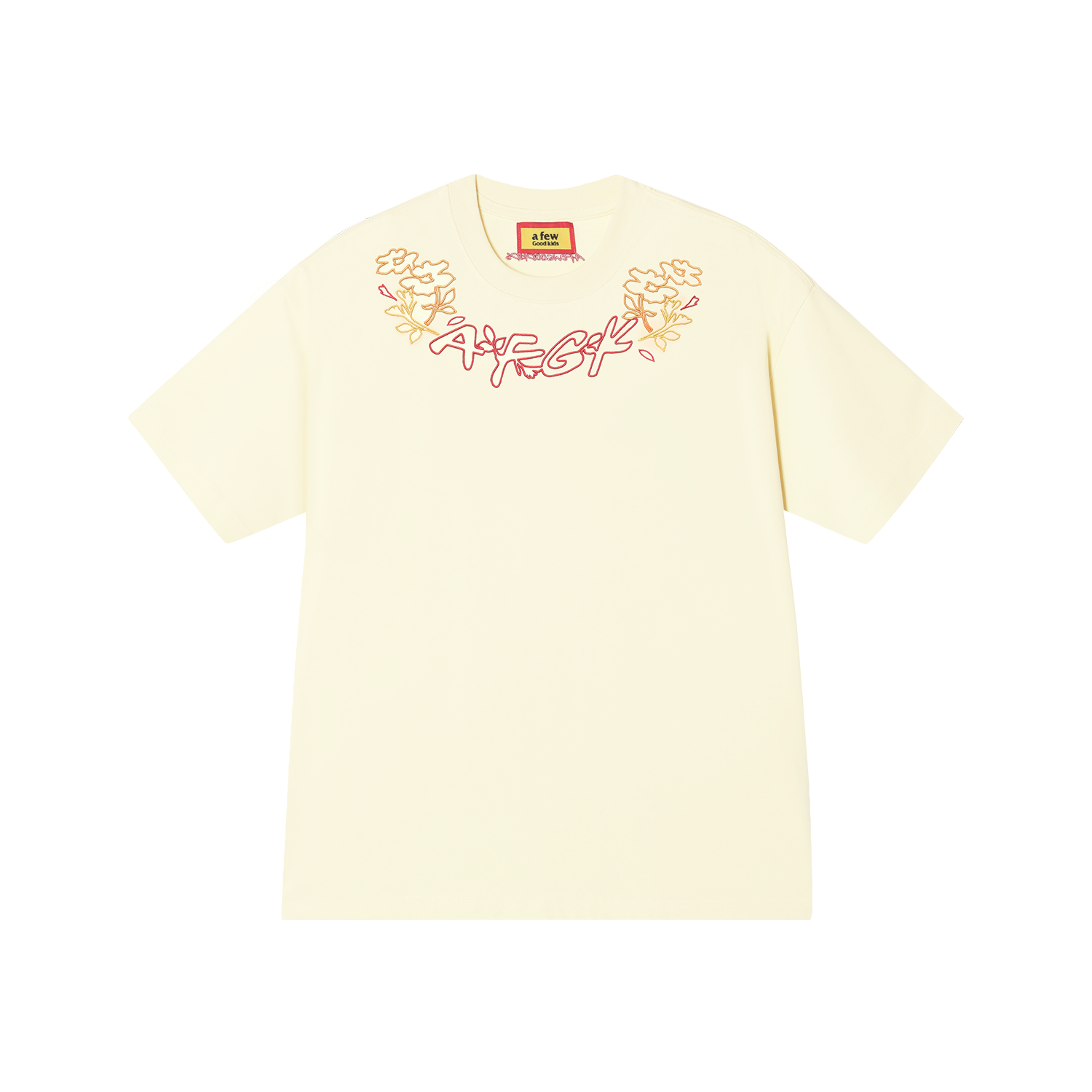 DONCARE(AFGK) "Floral logo tee"