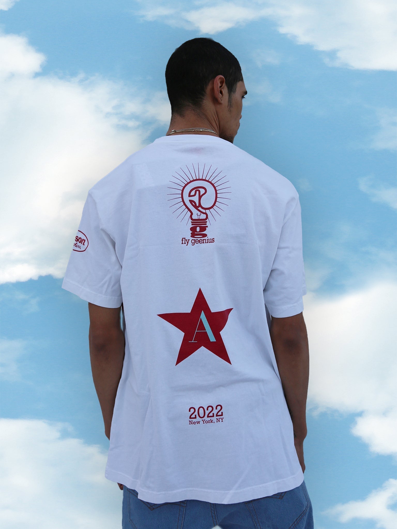 UNISEX ALEALI MAY COLLABORATION T SHIRT | WHITE