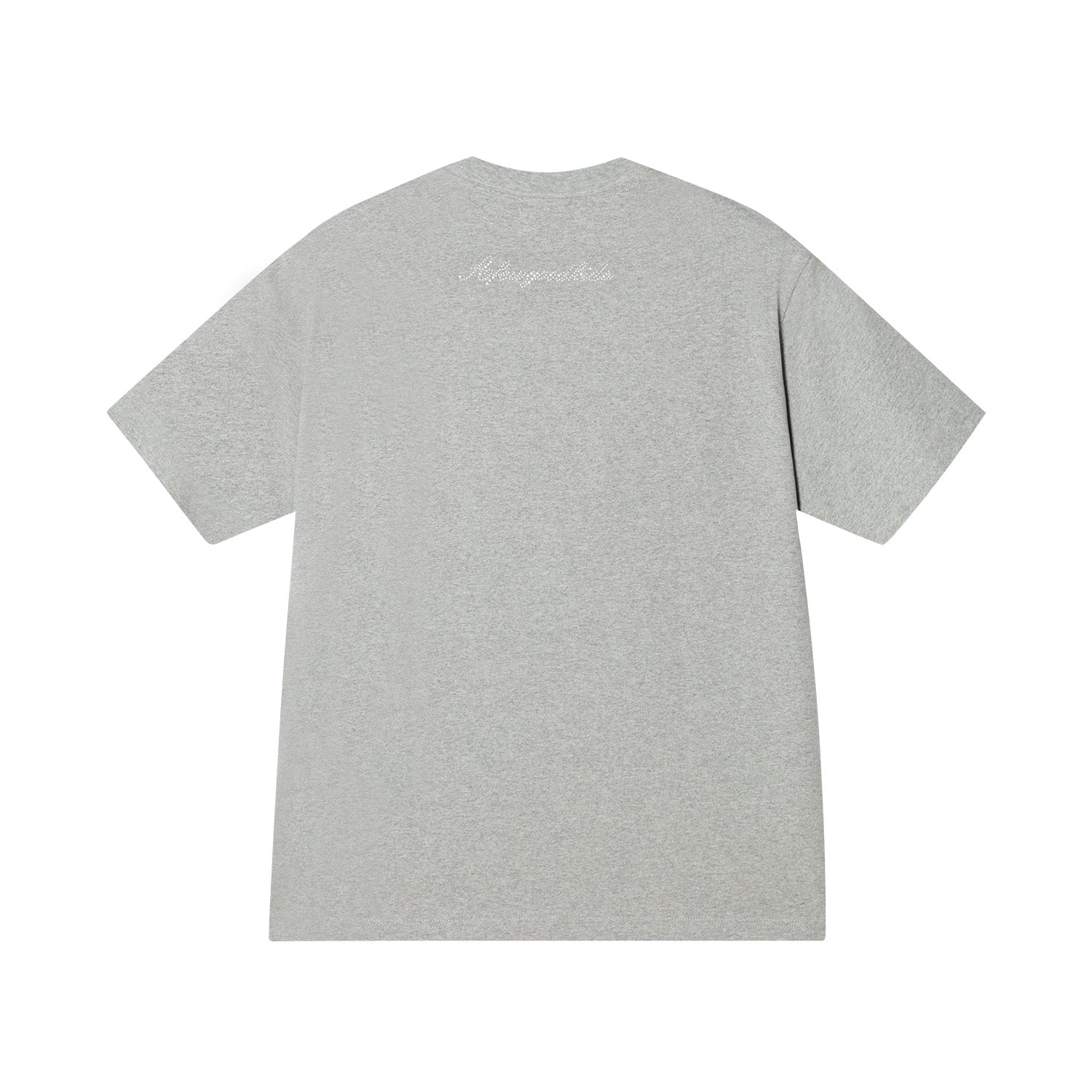DONCARE(AFGK) "Embroidered tweed logo tee"