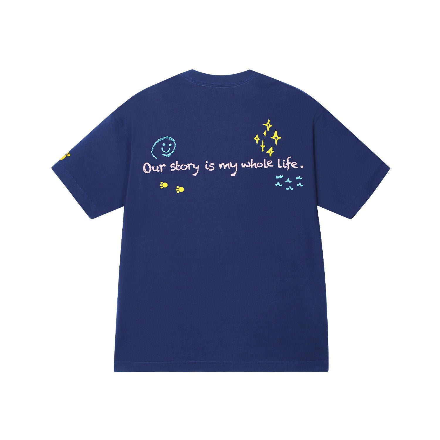 DONCARE(AFGK) "Flocked angel logo tee"