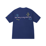 DONCARE(AFGK) "Flocked angel logo tee"