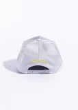 Detroit Souvenir Hat (Silver Satin)