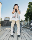 Cooper Cargo Pant (Brown/Cream)